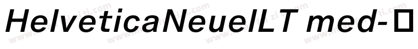 HelveticaNeuelLT med字体转换